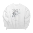 すずやは眠たくなってきた。の連… Big Crew Neck Sweatshirt