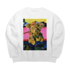 きたのかんむりのくま Big Crew Neck Sweatshirt