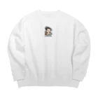 くまとむっち🦦のかぶきな赤ちゃん（ロゴ有り） Big Crew Neck Sweatshirt