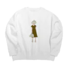 幕張炊飯高校の小籠包ガール Big Crew Neck Sweatshirt