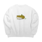 Mrs.Bean/ミセスビーンのひなたぼっこ Big Crew Neck Sweatshirt