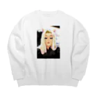 masshiro111のFoxgirl  Big Crew Neck Sweatshirt