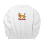 うさぎのとらTORA2022ひかえめ Big Crew Neck Sweatshirt