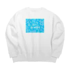 j8ie de vivre♪のありがとうの虹　生きる喜び∞人生を楽しく Big Crew Neck Sweatshirt