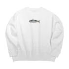 AAAstarsの鯖（saba) Big Crew Neck Sweatshirt