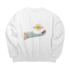 欲しいものだけのロンぱった Big Crew Neck Sweatshirt