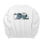 さかなのばゔロゴ モノ Big Crew Neck Sweatshirt