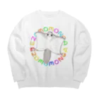 LalaHangeulのEZOMOMONGA(エゾモモンガさん) Big Crew Neck Sweatshirt