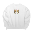 ひまわりの琥太郎と琥子 Big Crew Neck Sweatshirt