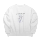 ハウス・クリーム・ビルトのゆるモナ Big Crew Neck Sweatshirt