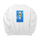 竹条いちいのNO WAR Big Crew Neck Sweatshirt