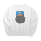 マッハナイスガイの体重計（大） Big Crew Neck Sweatshirt