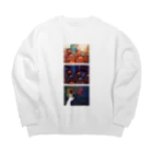 HASASAMIのscenery Big Crew Neck Sweatshirt