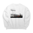 tipsyのtipsy#001揺蕩う ビッグシルエットスウェット