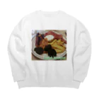 フォーヴァのEnglish breakfast Big Crew Neck Sweatshirt