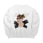 匿名希望 OFFICIAL MERCH SHOPのストッキングの翼 Big Crew Neck Sweatshirt