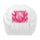 エゴイスト乙女の「At-Risk Mental State・暴走」 Big Crew Neck Sweatshirt