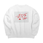 雨のLike k Big Crew Neck Sweatshirt