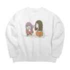 おちえるーむのチョベリバがーるず Big Crew Neck Sweatshirt