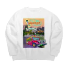 artypartyのyunogo mango ! Big Crew Neck Sweatshirt