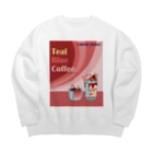 Teal Blue CoffeeのSpecial strawberry Big Crew Neck Sweatshirt