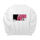 そーだぽっぷのお前を見ているぞ Big Crew Neck Sweatshirt