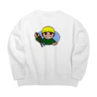 ナチュラルサトシのめへのつまみ食いしようとするおっちゃん Big Crew Neck Sweatshirt