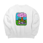 おにぎり堂の犬くんとお山 ３ Big Crew Neck Sweatshirt