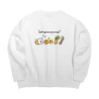 とことこ(パンの人)の旅に出よう！ Big Crew Neck Sweatshirt