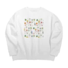 WAMI ARTのヲシテ文字いろいろ Big Crew Neck Sweatshirt