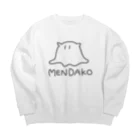 千月らじおのよるにっきのMENDAKO Big Crew Neck Sweatshirt