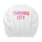 JIMOTO Wear Local Japanの鶴岡市 TSURUOKA CITY Big Crew Neck Sweatshirt