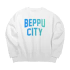 JIMOTOE Wear Local Japanの別府市 BEPPU CITY Big Crew Neck Sweatshirt