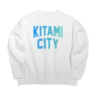 JIMOTOE Wear Local Japanの北見市 KITAMI CITY Big Crew Neck Sweatshirt