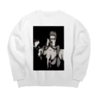 mermaidの人魚とヘラジカ Big Crew Neck Sweatshirt