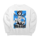 WIND-OF-SILVERの変化の術(女体化) Big Crew Neck Sweatshirt