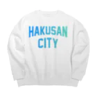 JIMOTOE Wear Local Japanの白山市 HAKUSAN CITY Big Crew Neck Sweatshirt