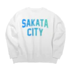 JIMOTOE Wear Local Japanの酒田市 SAKATA CITY Big Crew Neck Sweatshirt