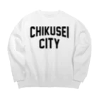 JIMOTOE Wear Local Japanの筑西市 CHIKUSEI CITY Big Crew Neck Sweatshirt