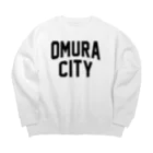 JIMOTOE Wear Local Japanの大村市 OMURA CITY Big Crew Neck Sweatshirt