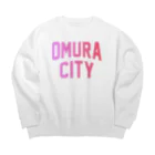 JIMOTOE Wear Local Japanの大村市 OMURA CITY Big Crew Neck Sweatshirt