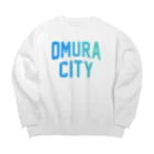 JIMOTOE Wear Local Japanの大村市 OMURA CITY Big Crew Neck Sweatshirt