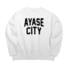 JIMOTOE Wear Local Japanの綾瀬市 AYASE CITY Big Crew Neck Sweatshirt