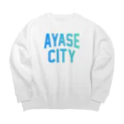 JIMOTOE Wear Local Japanの綾瀬市 AYASE CITY Big Crew Neck Sweatshirt