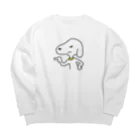 ﾍﾞﾀのわるいイヌ Big Crew Neck Sweatshirt