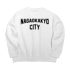 JIMOTOE Wear Local Japanの長岡京市 NAGAOKAKYO CITY Big Crew Neck Sweatshirt