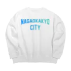 JIMOTOE Wear Local Japanの長岡京市 NAGAOKAKYO CITY Big Crew Neck Sweatshirt