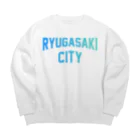 JIMOTOE Wear Local Japanの龍ケ崎市 RYUGASAKI CITY Big Crew Neck Sweatshirt