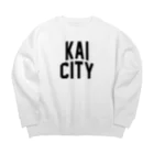 JIMOTOE Wear Local Japanの甲斐市 KAI CITY Big Crew Neck Sweatshirt