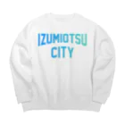 JIMOTOE Wear Local Japanの泉大津市 IZUMIOTSU CITY Big Crew Neck Sweatshirt
